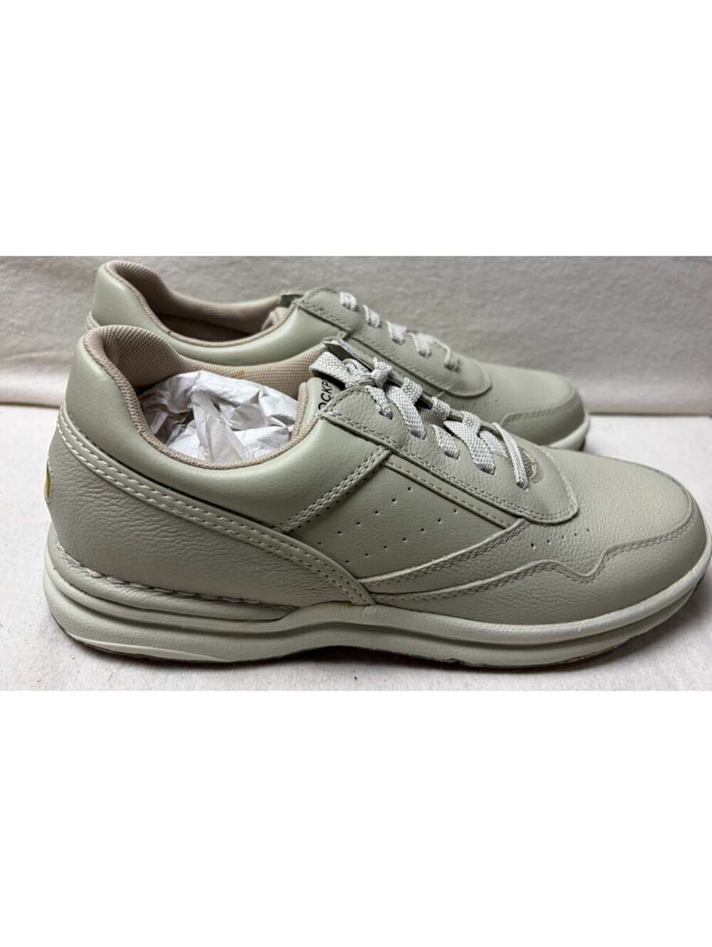 Rockport Men's On Road Beige/Cream Walking Shoe Size 8 New in Box Vintage
